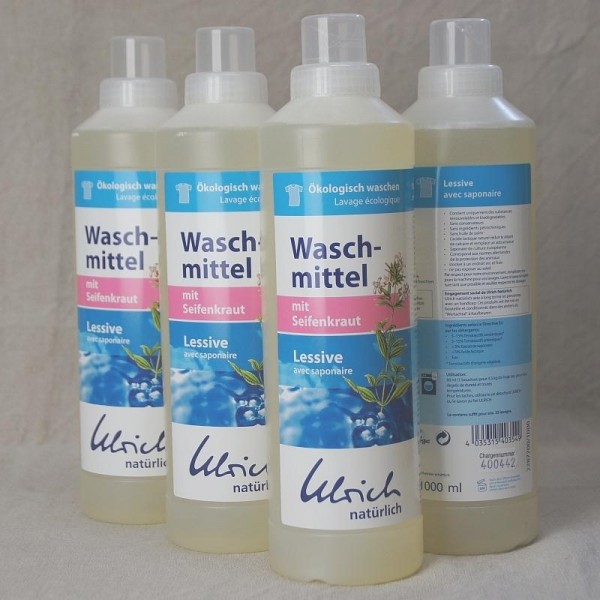 Bio Waschmittel für alle Textilien - mit Seifenkrautextrakt