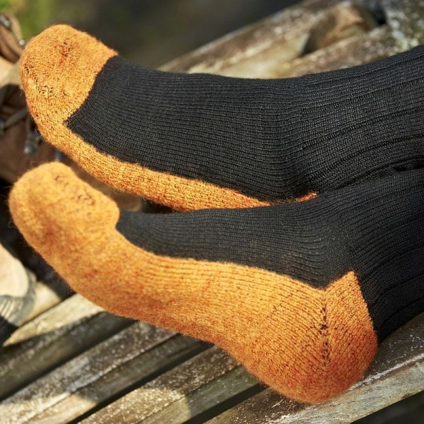 Bio Wollsocken, Trekking Socken aus kbT. MERINO Wolle