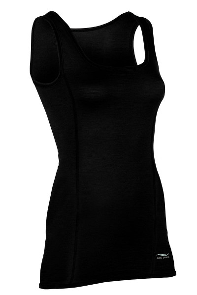 Bio Tank Top für Damen - schwarz