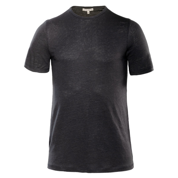 bio Leinenshirt in schwarz