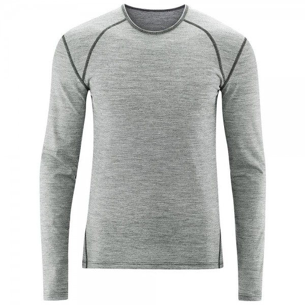 RESTPOSTEN - Bio Langarm Shirt für Herren aus GOTS zertifizierter Merinowolle