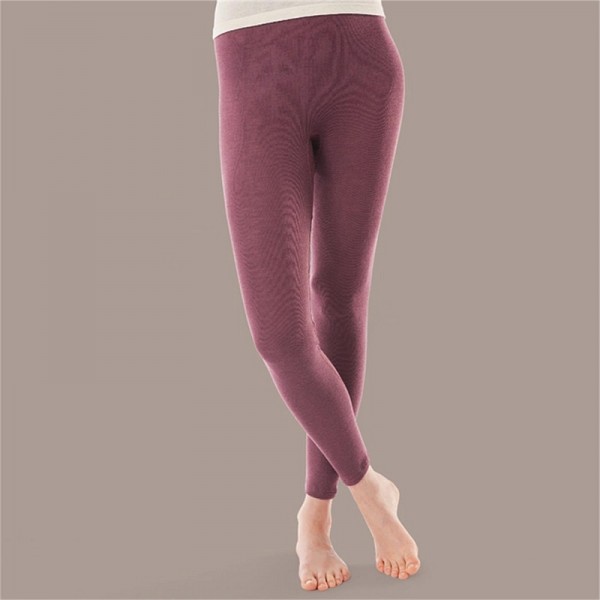 BIO LEGGING - Damen Leggings aus Merinowolle und Seide